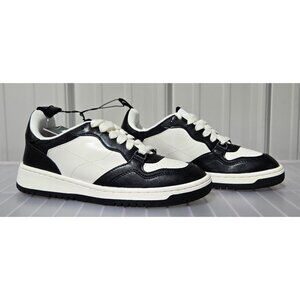 Wild Fable Netty Women's Black & White Lace Up Fashion Sneakers